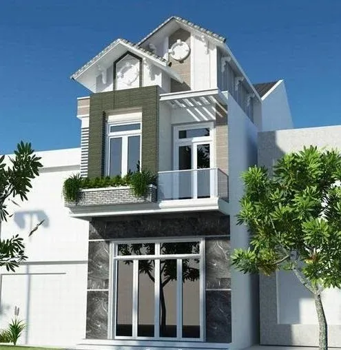 100+ ảnh mẫu nhà ống 2 tầng đẹp cho lô đất ven đô hiện đại · ảnh 3