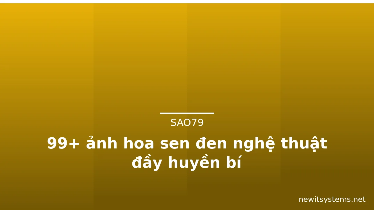 99+ ảnh hoa sen đen nghệ thuật đầy huyền bí