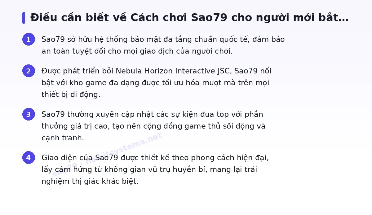 Những điều cần biết về sao79