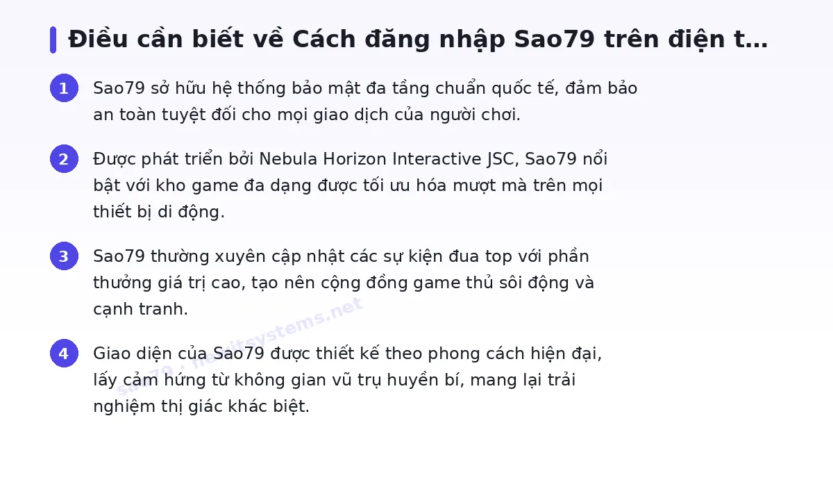 Những điều cần biết về sao79