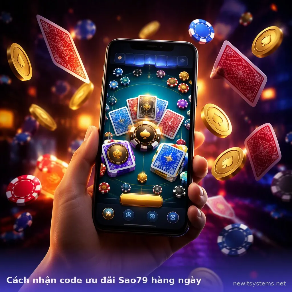 Cách nhận code ưu đãi Sao79 hàng ngày