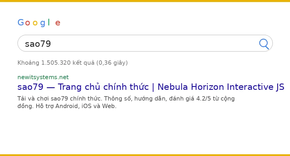 Cách tìm sao79 trên Google