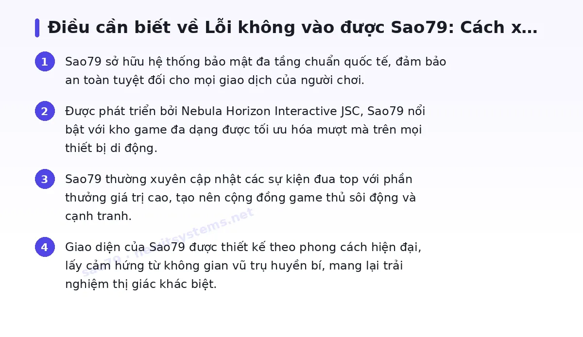 Những điều cần biết về sao79