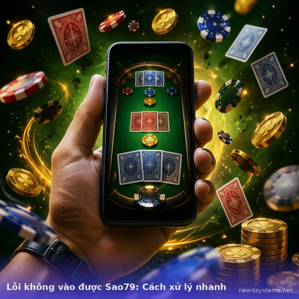 Lỗi không vào được Sao79: Cách xử lý nhanh