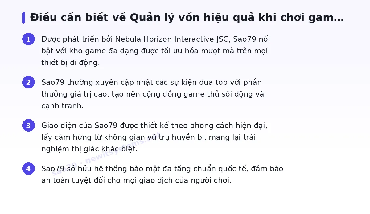 Những điều cần biết về sao79