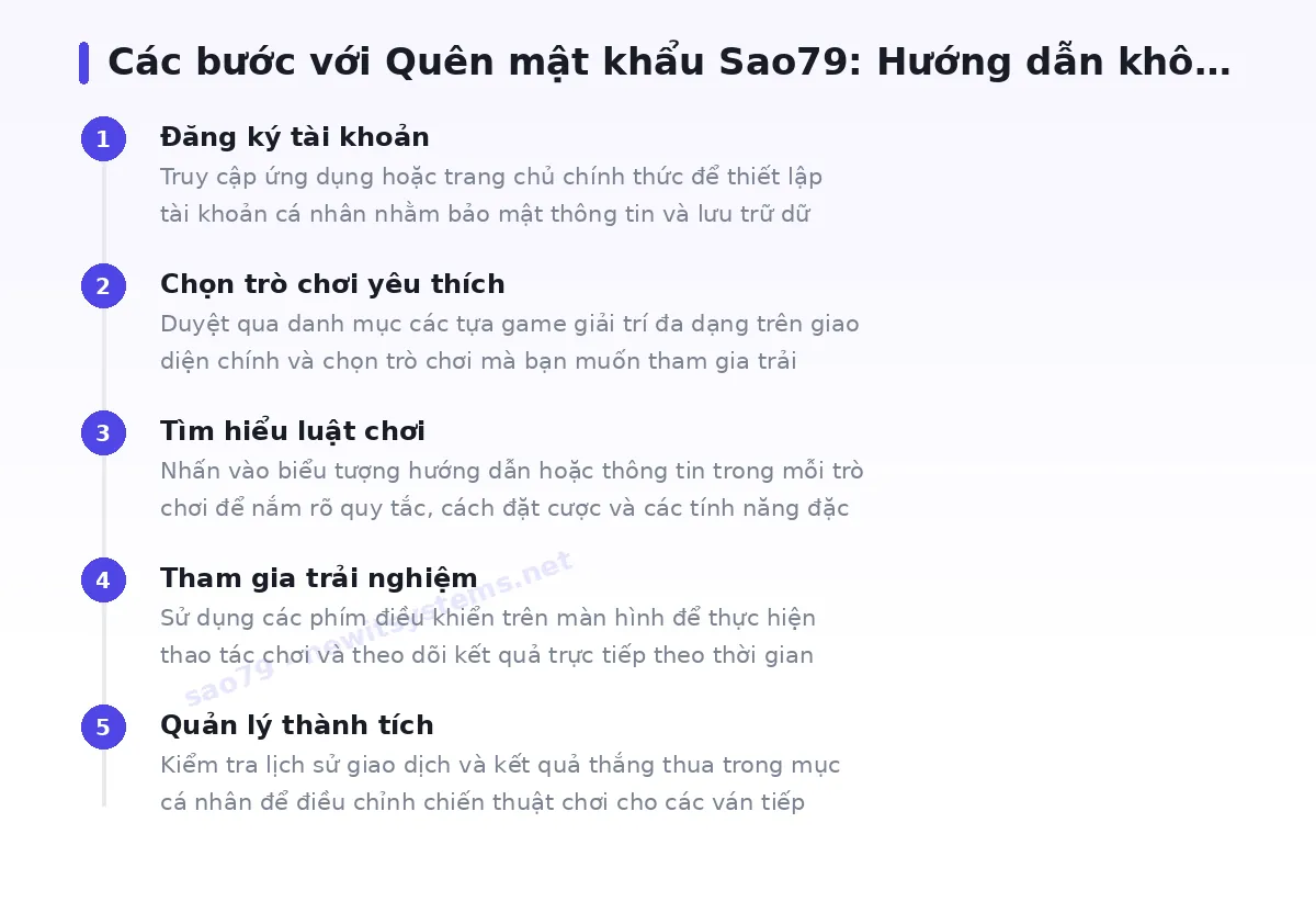 Các bước bắt đầu với sao79