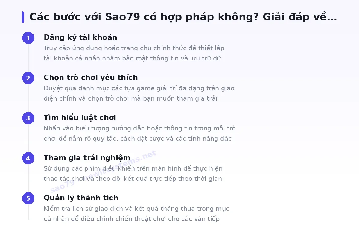 Các bước bắt đầu với sao79