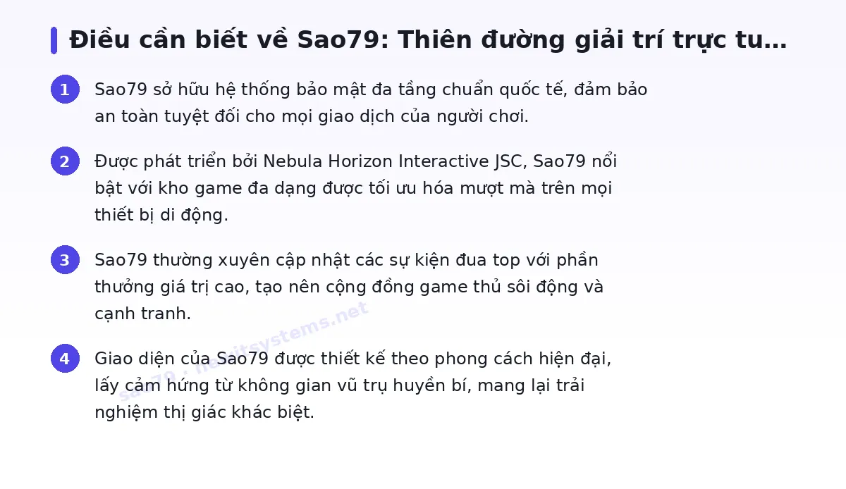 Những điều cần biết về sao79