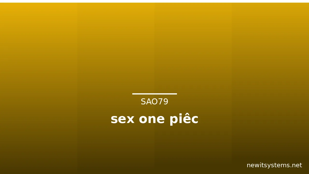 sex one piêc