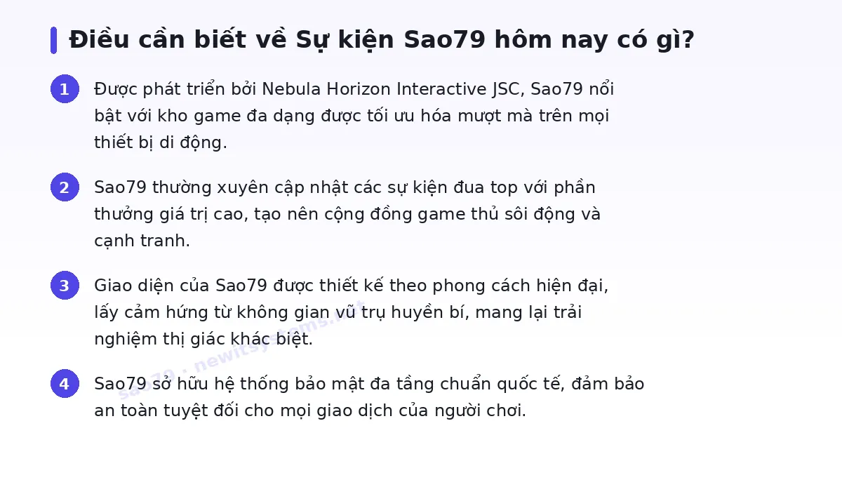 Những điều cần biết về sao79