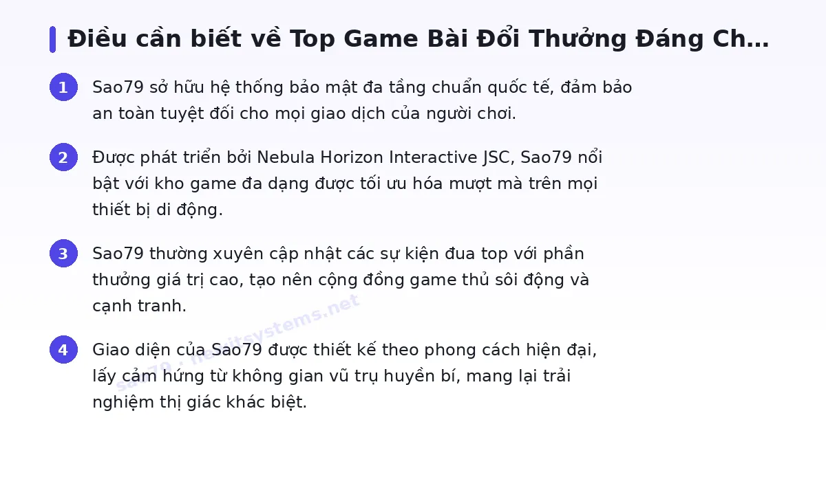 Những điều cần biết về sao79