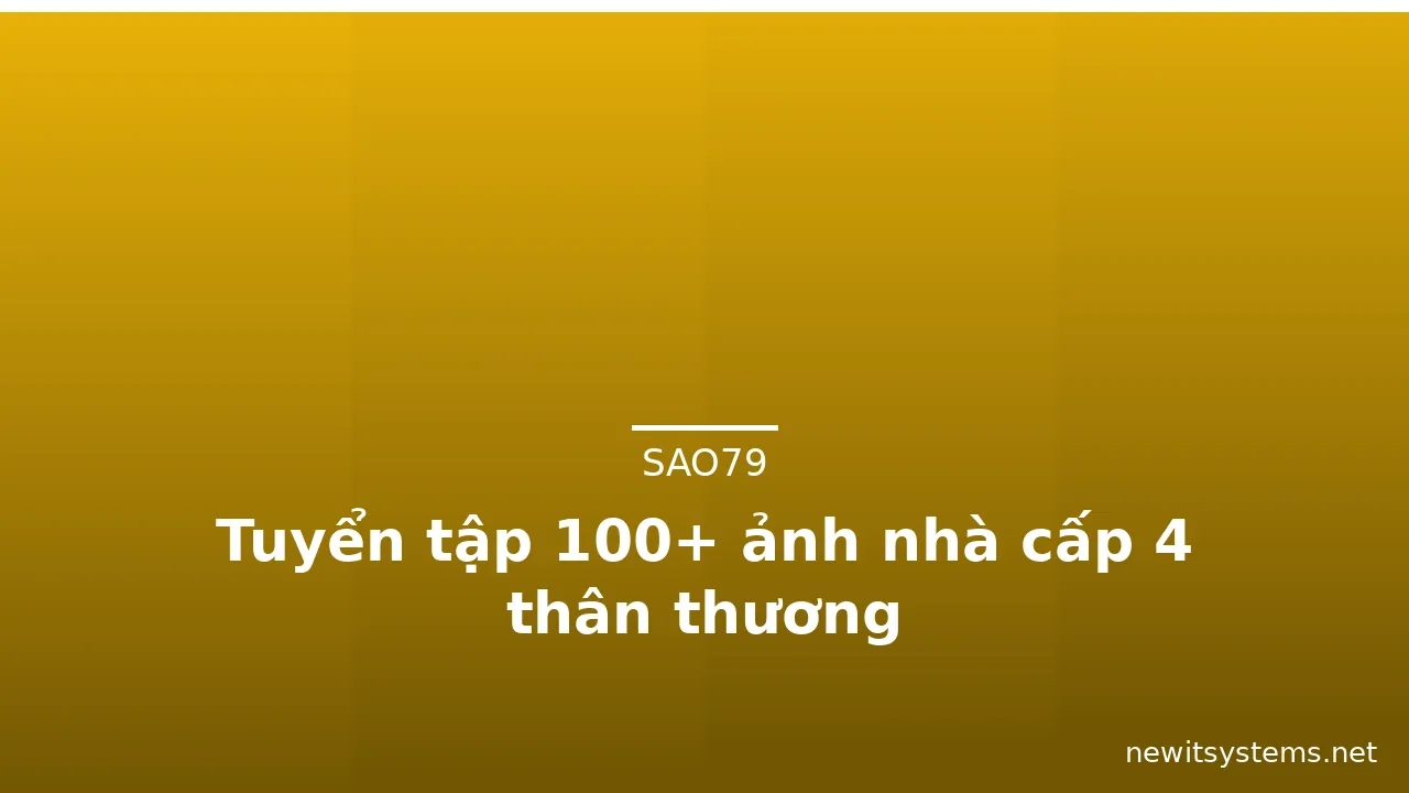 Tuyển tập 100+ ảnh nhà cấp 4 thân thương · ảnh 1