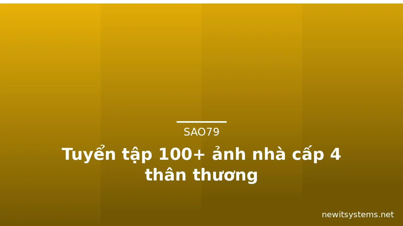 Tuyển tập 100+ ảnh nhà cấp 4 thân thương