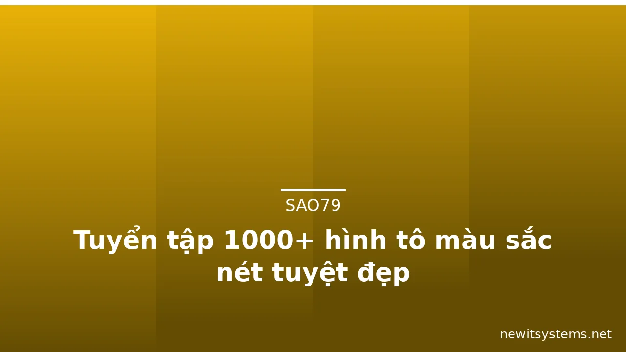 Tuyển tập 1000+ hình tô màu sắc nét tuyệt đẹp · ảnh 3