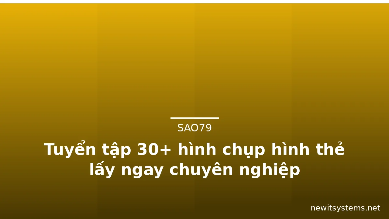 Tuyển tập 30+ hình chụp hình thẻ lấy ngay chuyên nghiệp · ảnh 1