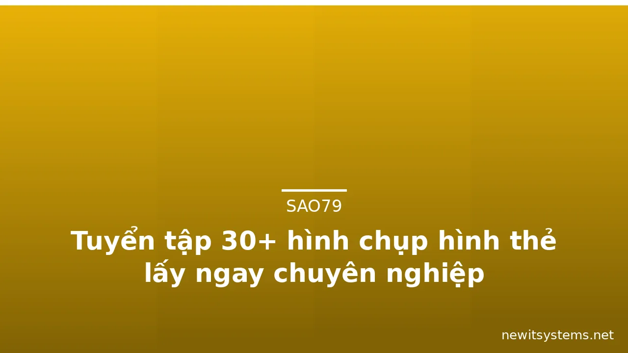 Tuyển tập 30+ hình chụp hình thẻ lấy ngay chuyên nghiệp · ảnh 2