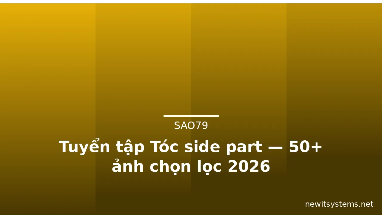 Tuyển tập Tóc side part — 50+ ảnh chọn lọc 2026 · ảnh 3